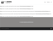 Tablet Screenshot of enatsu.biz